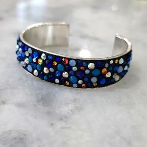 Handmade Swarovski Elements Cuff Bracelet